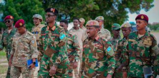 Somali army chief visits special forces training academy in Mogadishu