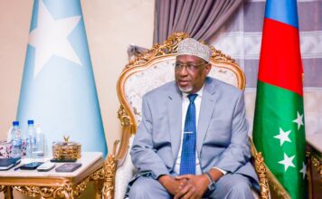 Hoggaamiyaha Koonfur Galbeed oo Muqdisho kula kulmay Madaxa Xafiiska Siyaasadda Qaramada Midoobay
