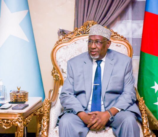Hoggaamiyaha Koonfur Galbeed oo Muqdisho kula kulmay Madaxa Xafiiska Siyaasadda Qaramada Midoobay