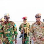 Taliyaha Ciidanka Dhulka Xoogga Dalka Soomaaliya oo gaaray Dhuusamareeb