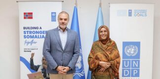 Somalia rights commission chief meets new UNDP representative