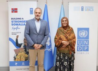 Somalia rights commission chief meets new UNDP representative