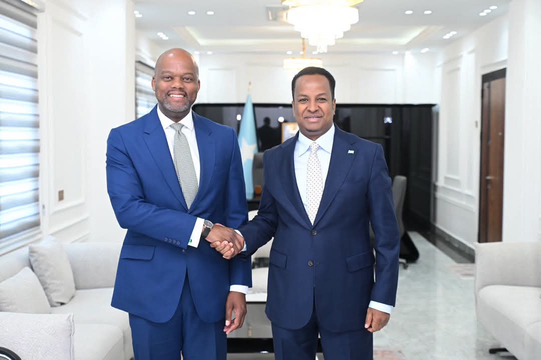 Wasiirka Arrimaha Dibadda Soomaaliya oo la kulmay Xoghayaha Guud ee AfCFTA