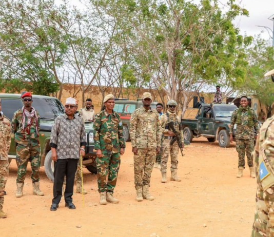 Somali Defence Minister Visits Danab Command in Galkayo