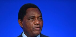 Madaxweynaha Zambia oo hoggaanka ku haya natiijooyinka hordhaca ah ee doorashada