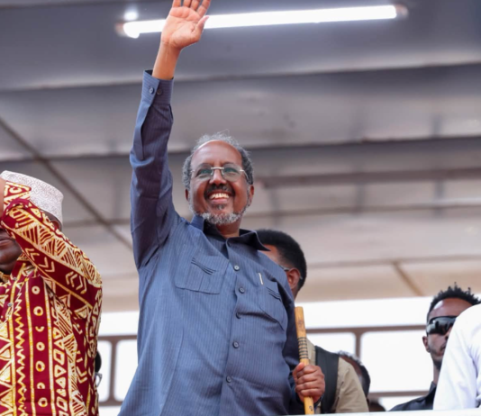 Madaxweyne Xasan Sheekh oo gaarey Gaalkacyo