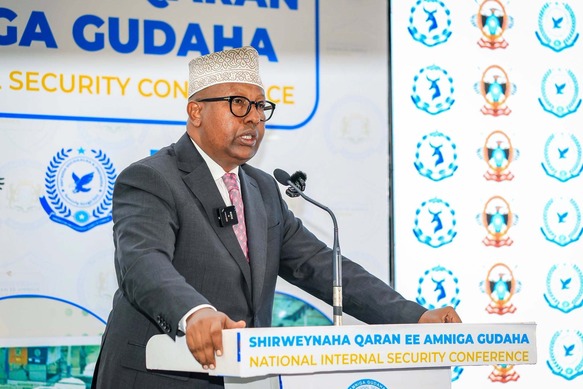 Wasiirka Gaashaandhigga oo ka qeybgalay Shirweynaha Qaran ee Amniga Gudaha