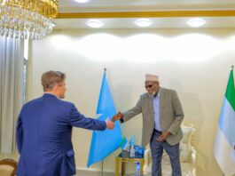 Jubaland officials meet Swedish and UNICEF delegation in Kismayo