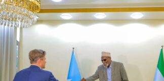 Jubaland officials meet Swedish and UNICEF delegation in Kismayo