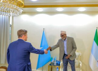 Jubaland officials meet Swedish and UNICEF delegation in Kismayo