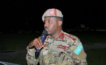 Taliyaha Ciidanka Xoogga Dalka oo kulan ka dhacay dalka Muqdisho