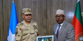 Wasiirka Gaashaandhigga oo Qaabilay Wafdi Saraakiil Ciidan ah oo ka Socday Masar
