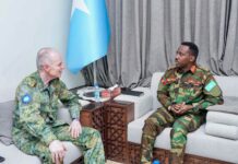 Taliyaha Ciidanka XDS oo Qaabilay Agaasimaha Shaqaalaha Militariga Midowga Yurub