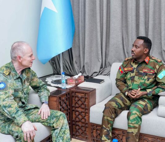 Taliyaha Ciidanka XDS oo Qaabilay Agaasimaha Shaqaalaha Militariga Midowga Yurub