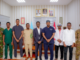 Somali army chief visits wounded soldiers at Mogadishu hospital