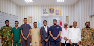 Somali army chief visits wounded soldiers at Mogadishu hospital