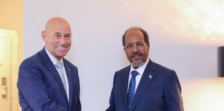Xasan Sheekh iyo mas’uul Mareykan ah oo New York kaga wada hadlay xiriirka labada dal