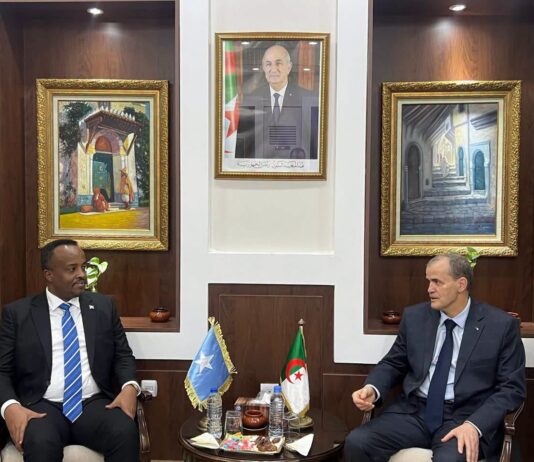 Soomaaliya iyo Algeria oo Ka Wada Hadlay Xoojinta Xiriirka Ganacsi iyo Iskaashiga Dhaqaale