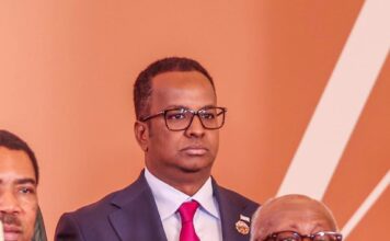 Wasiirka Arrimaha Dibadda Soomaaliya oo Madaxweynaha JFS ku Matelay Shir-madaxeedka Saddexaad ee Ruushka iyo Afrika