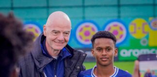 Madaxweynaha FIFA oo Ammaanay Bandhigga Xulka Soomaaliya U-15 ee Tartanka Adduunka