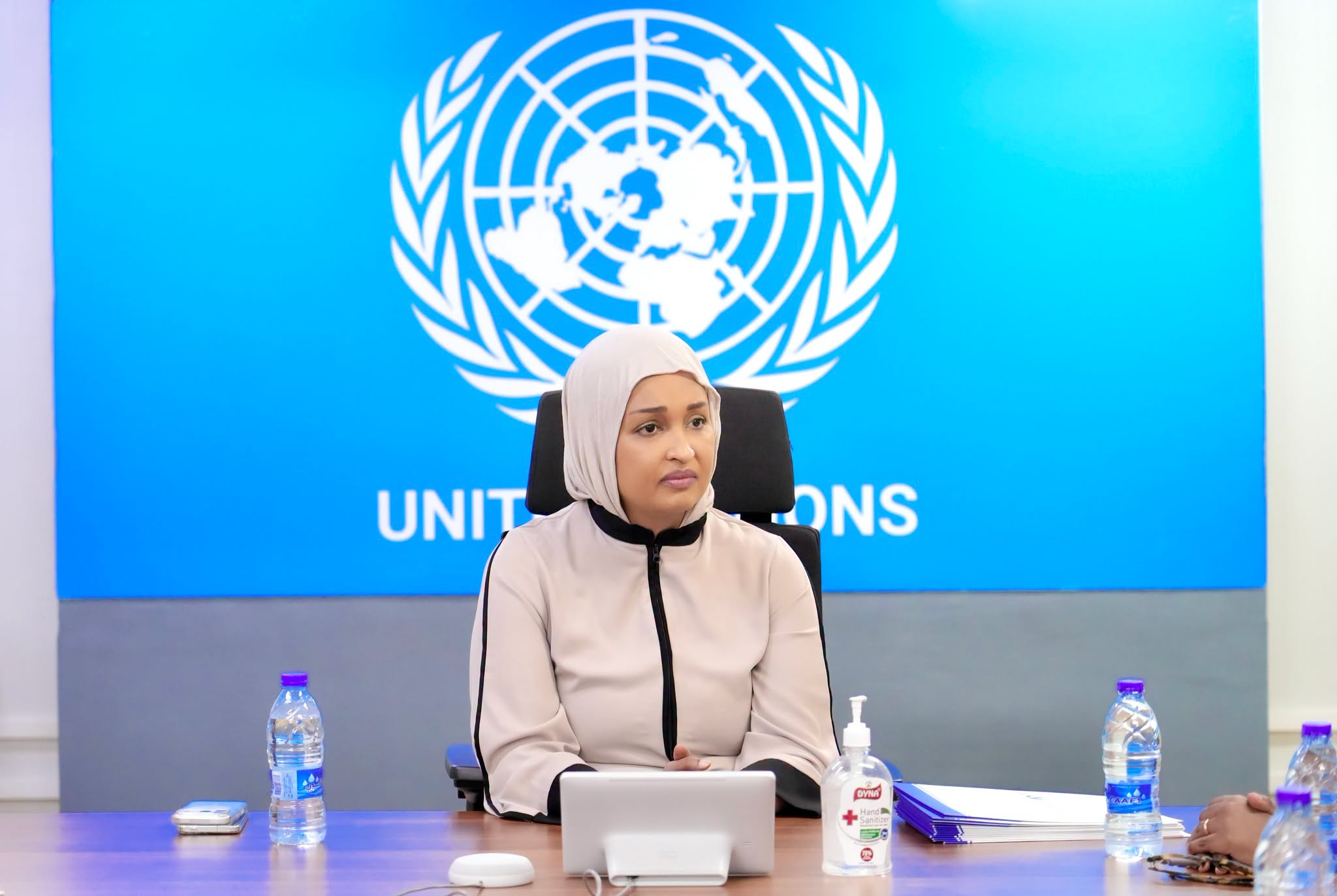 Wasiirka Qoyska iyo Horumarinta Xuquuqul Insaanka oo kormeertay xafiiska OHCHR ee Muqdisho