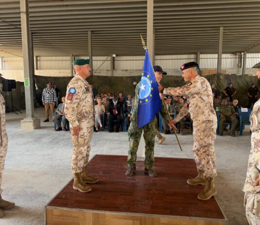 Brigadier General Ivan FALASCA formally assumes command of the European Union Training Mission in Somalia