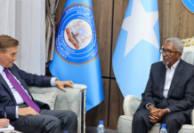 Somali Upper House Speaker Meets New EU Ambassador in Mogadishu