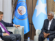 Guddoomiyaha Aqalka Sare oo Xafiiskiisa ku Qaabilay Danjiraha Cusub ee Midowga Yurub