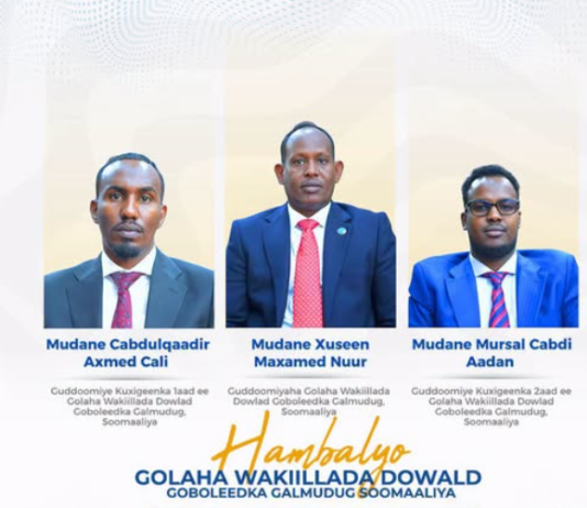Somali President Congratulates Newly Elected Galmudug Parliament Speaker