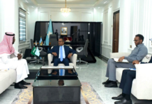 Somalia’s foreign minister bids farewell to Saudi ambassador